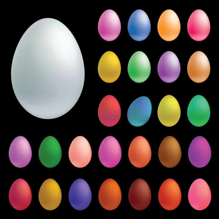 free vector Free Easter Eggs